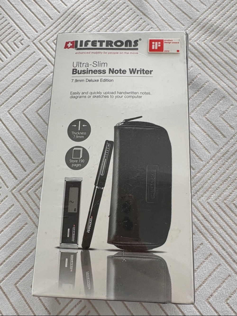 Lifetrons Ultra-Slim Business Note Writer - Black